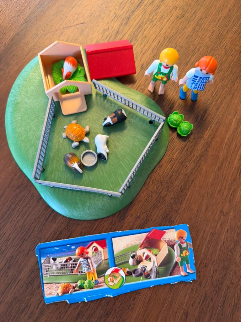 Playmobil 3210 Kinderen Met Cavia’s En Schildpad, Verzenden, Zo goed als nieuw, Complete set
