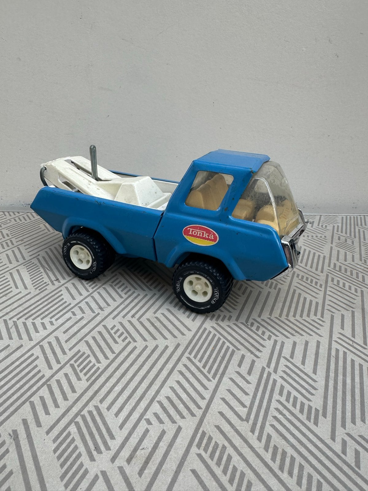 Vintage Tonka Sleepy Eye Pick-up Truck met Kraan, Ophalen of Verzenden, Gebruikt