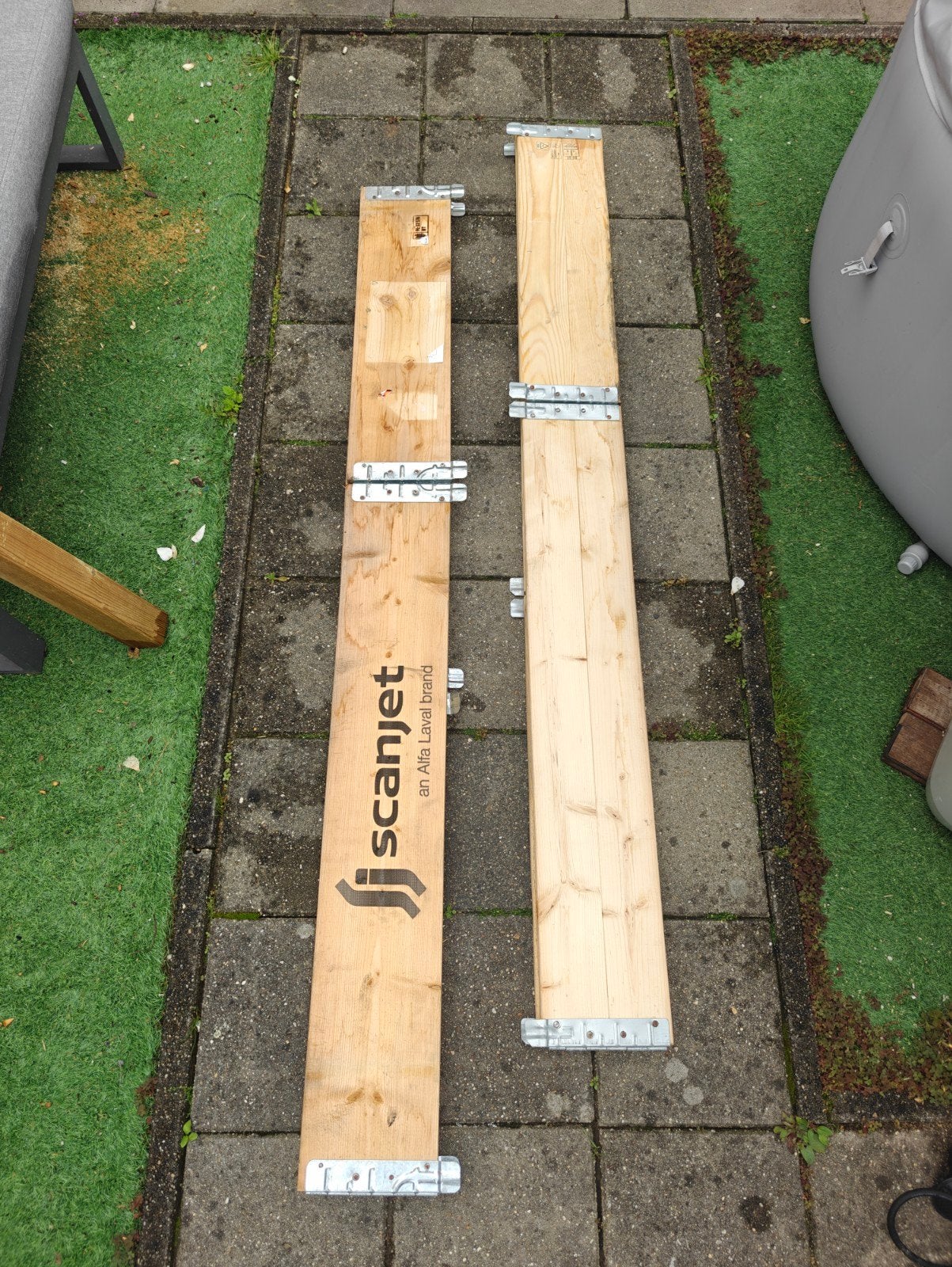 Palletrand 4 stuks €10,-/ps of alle 4 voor €25,-, Ophalen
