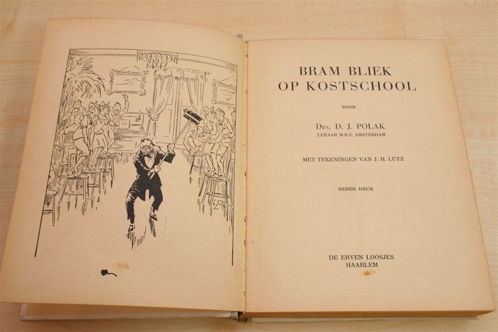 Bram Bliek op Kostschool [1946] — D.J. Polak, Ophalen of Verzenden, Gelezen