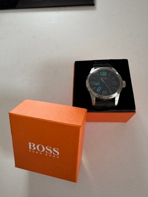 Hugo Boss Orange horloge, Sieraden, Tassen en Uiterlijk, Horloges | Heren, Overige merken, Gebruikt, Staal, Polshorloge