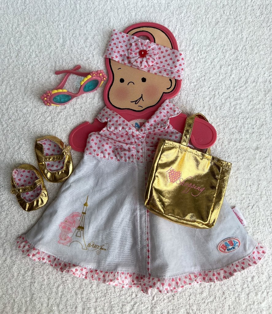 Baby born exclusief 5 delig kledingsetje nieuw!, Kinderen en Baby's, Ophalen of Verzenden, Nieuw, Babypop