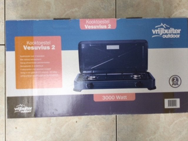 Camping kooktoestel Vesuvius 2, Caravans en Kamperen, Kampeeraccessoires, Ophalen, Zo goed als nieuw