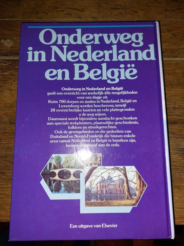 onderweg in Nederland-Belgie, Overige merken, Fiets- of Wandelgids, Ophalen of Verzenden, Zo goed als nieuw