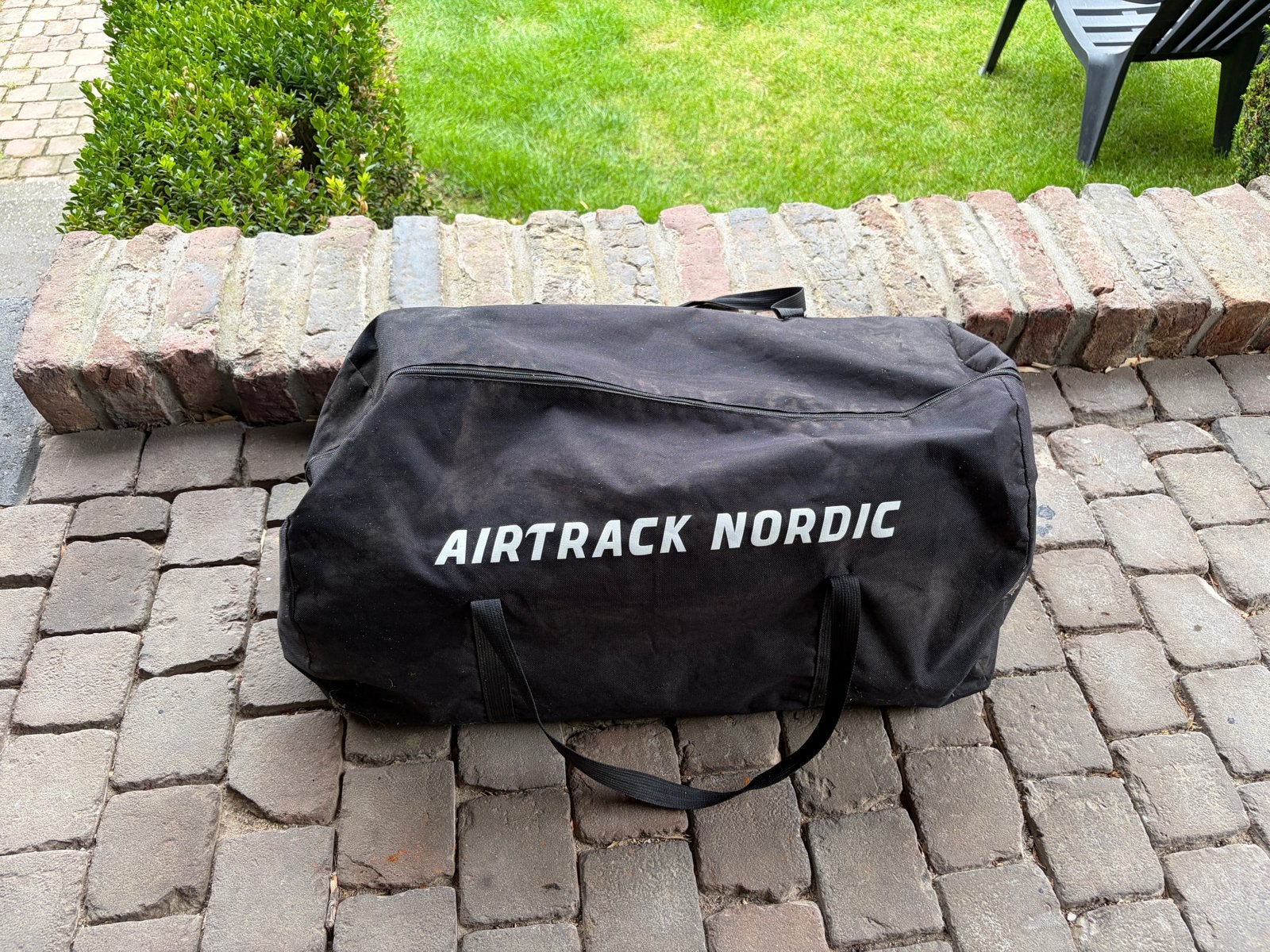 Airtrack mat opblaasbaar met bewaartas en pomp, Maat 36 t/m 42, Ophalen of Verzenden, Gebruikt, Materiaal