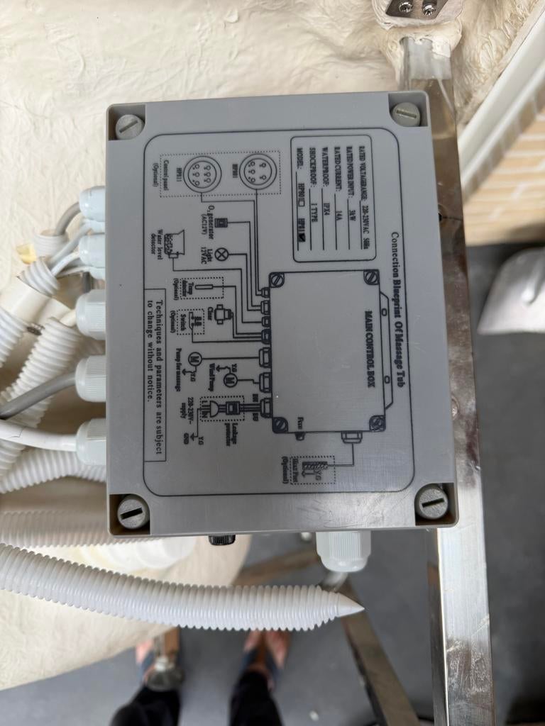 Montego Whirlpool Hoofd Controle Box HF01D / HF01V, Ophalen of Verzenden, Gebruikt