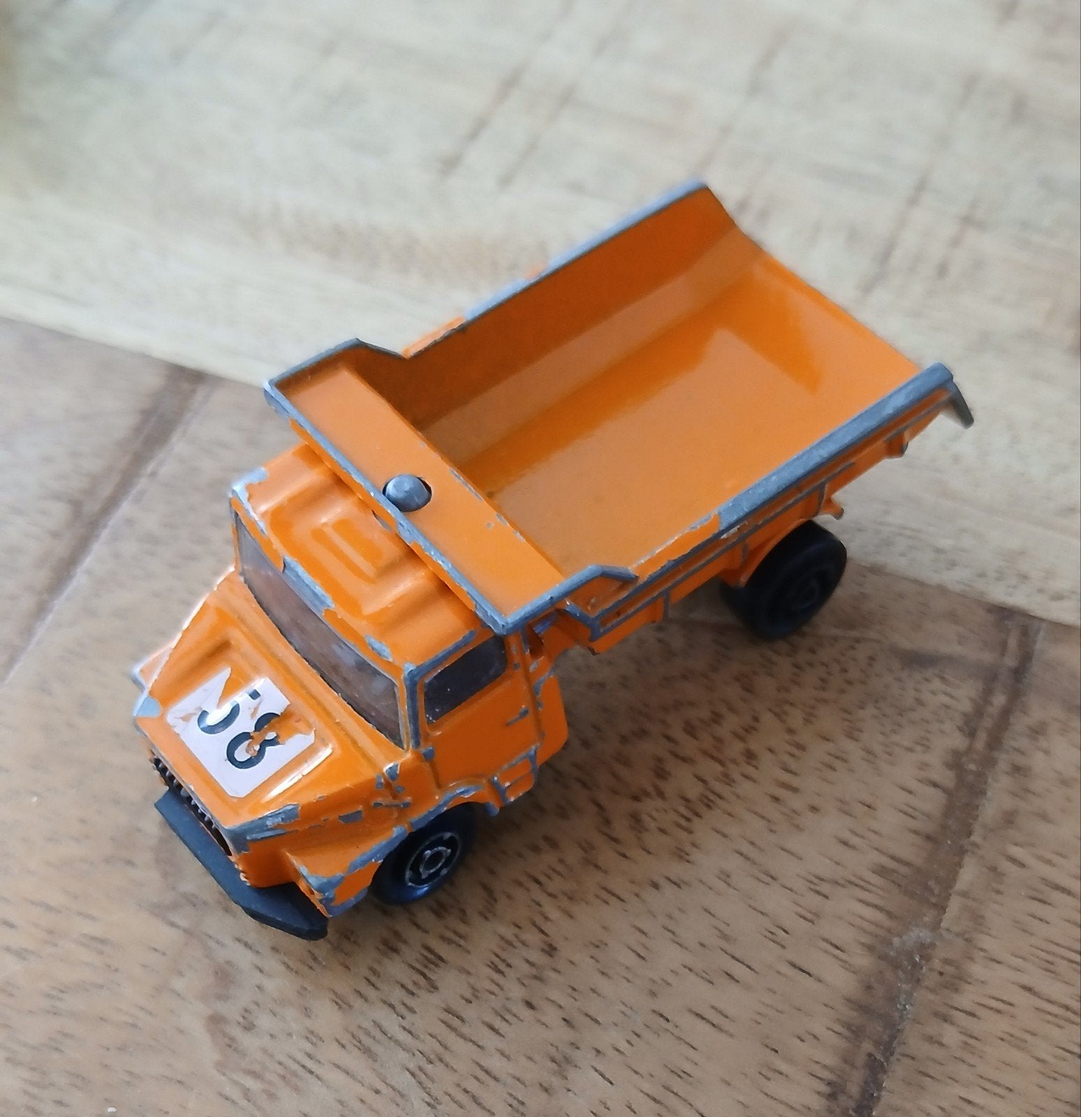 Majorette Scania kiepwagen - Vintage speelgoedauto, Ophalen of Verzenden, Gebruikt