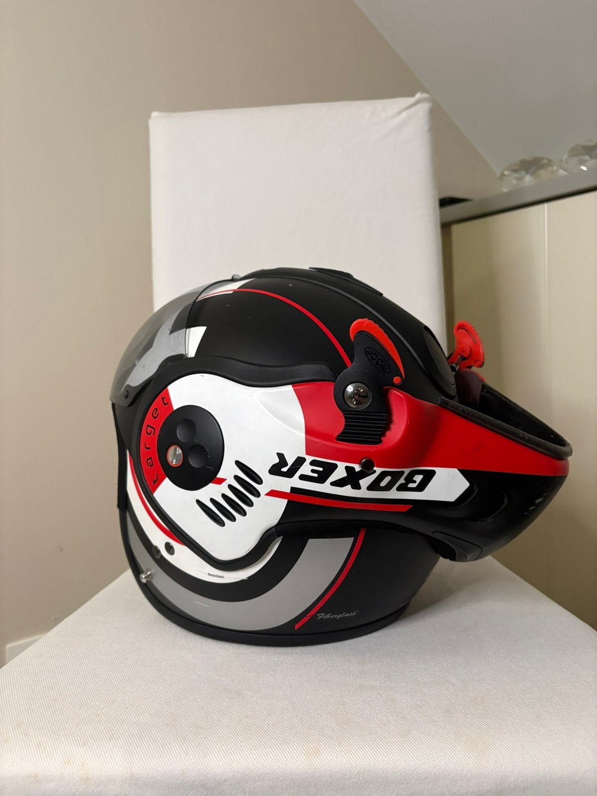 Roof boxer V8, maat SM, Motoren, Kleding | Motorhelmen, M, Jethelm, Dames, Tweedehands