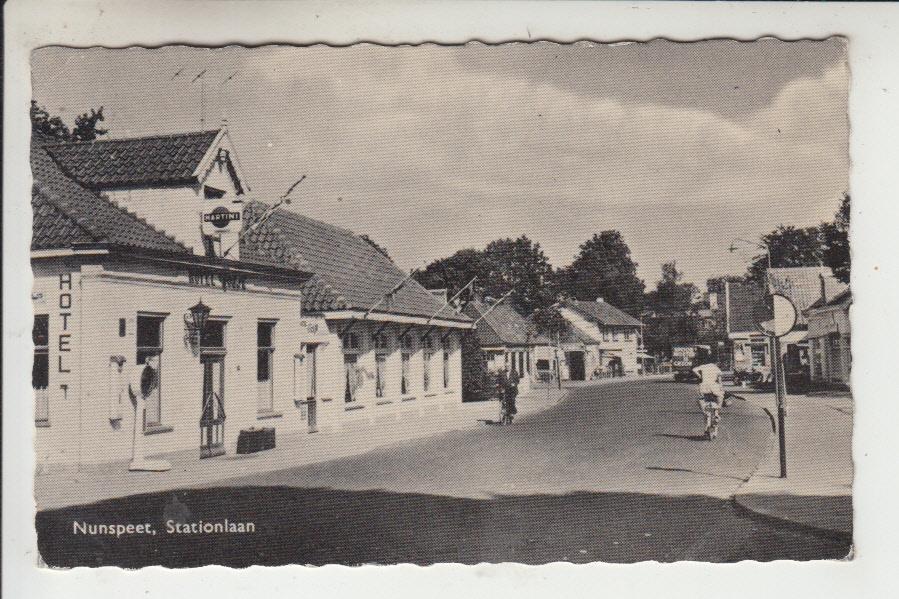 Nunspeet, Stationlaan, Ophalen of Verzenden, 1960 tot 1980, Gelopen, Gelderland