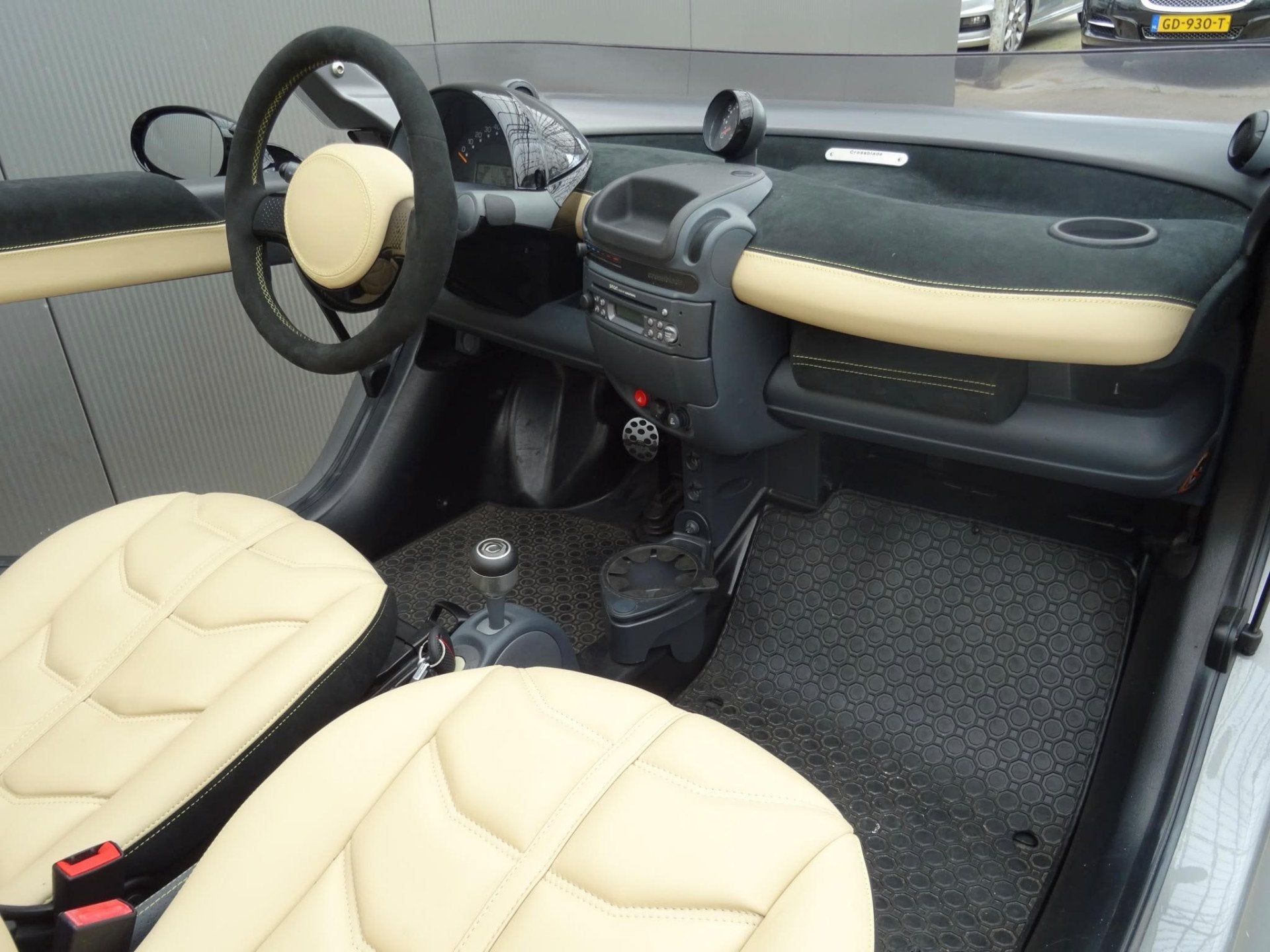 Smart Crossblade smart crossblade * UNIEK DESIGN * BRABUS !, Auto's, Automaat, Gebruikt, Cabriolet, Zwart