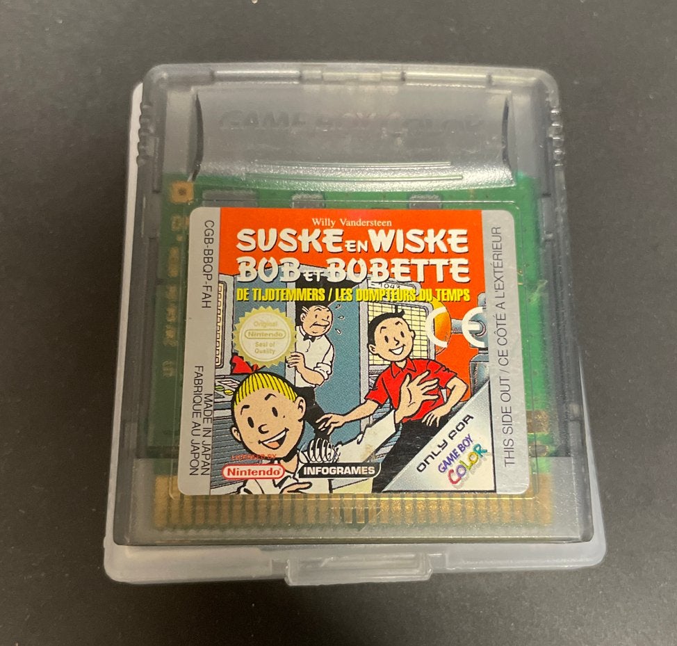 Suske & Wiske: De Tijdtemmer - Game Boy Color (GBC), Avontuur en Actie, Gebruikt, Verzenden, 1 speler