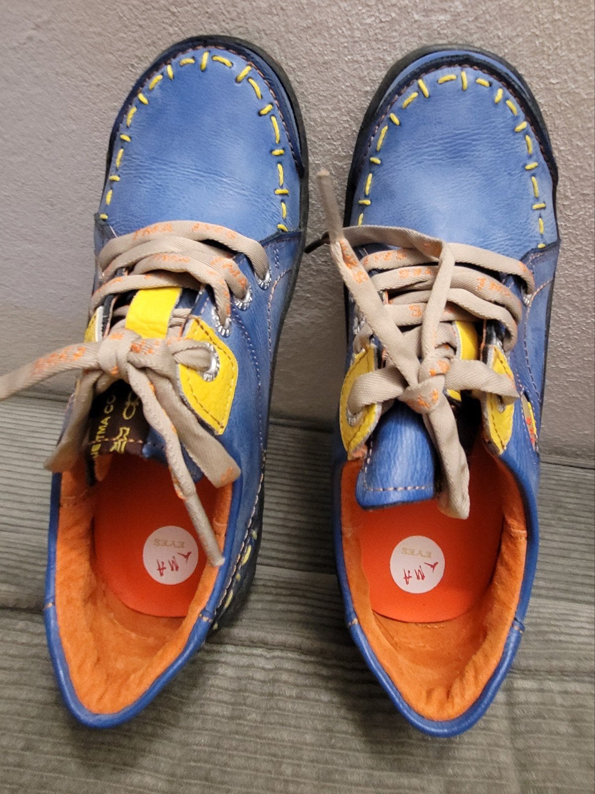 TMA Eyes blauwe veterschoenen, maat 38, Blauw, Nieuw, Ophalen of Verzenden, Sneakers of Gympen