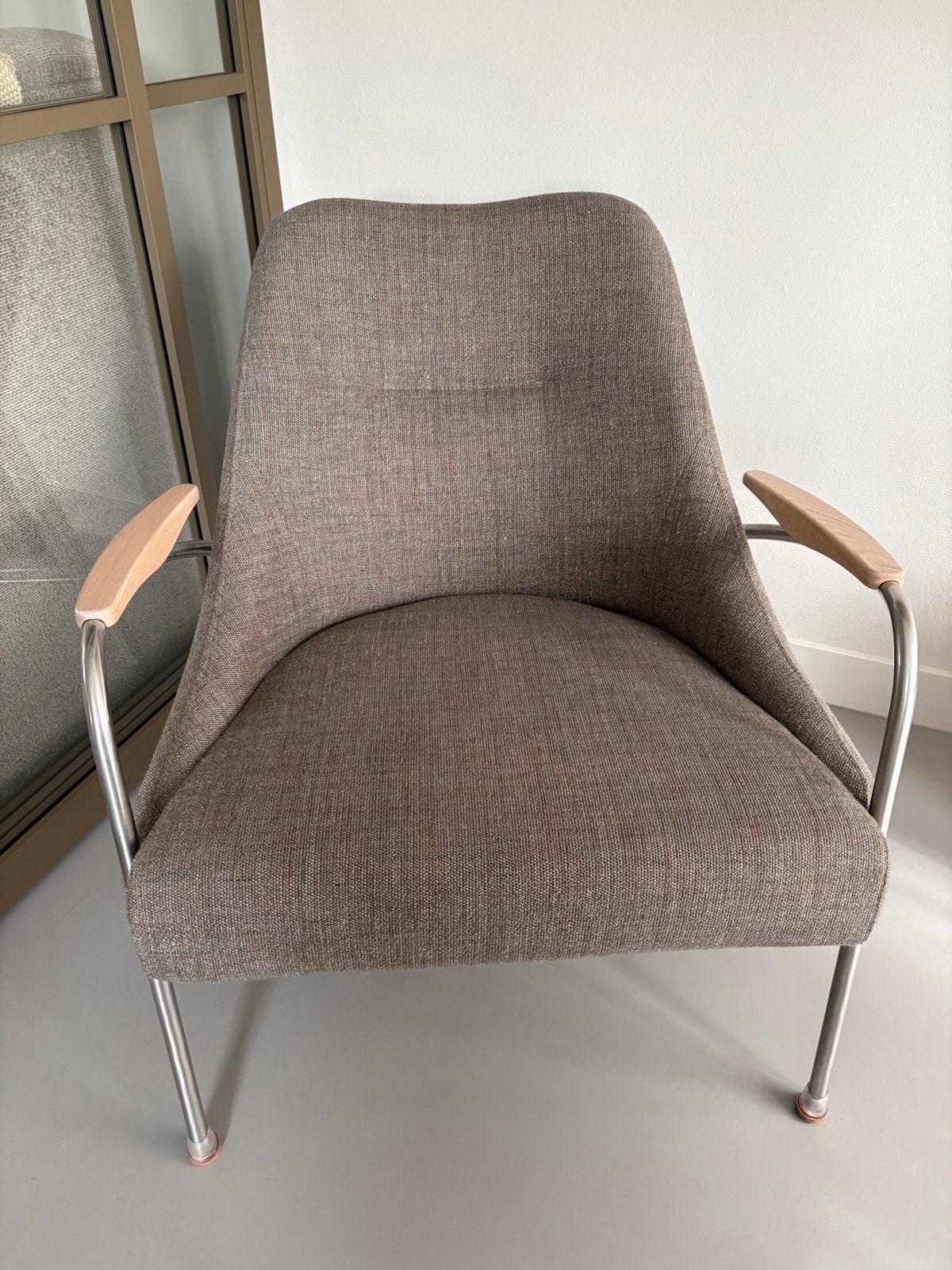 Harvink fauteuil Blazoen - stof De Ploeg Birk, Ophalen, Gebruikt, 75 tot 100 cm, Stof