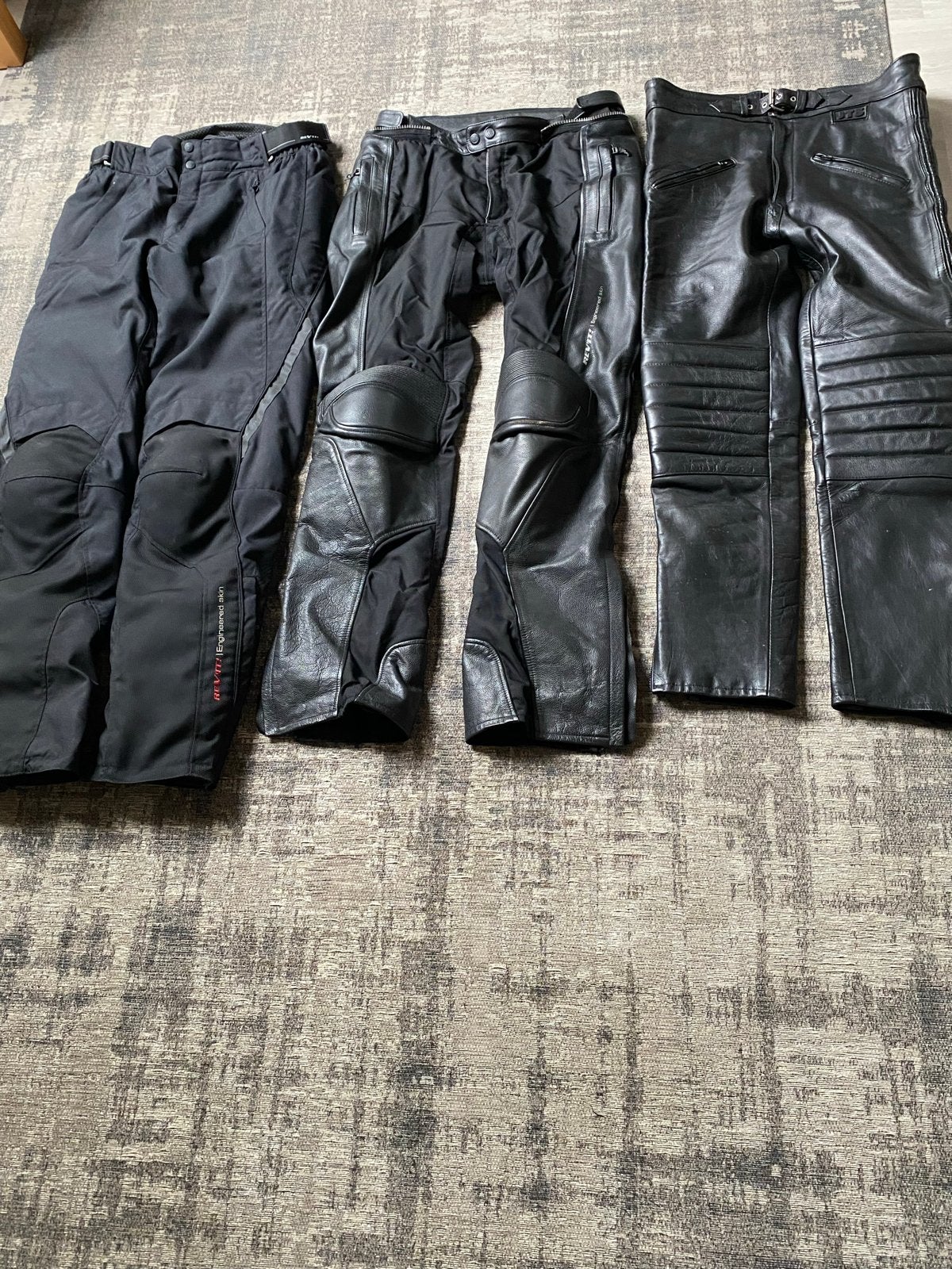 Gebruikte waterdichte motorbroeken maat 52 (1 knop defect), Motoren, Ophalen of Verzenden, Tweedehands, Heren, Broek | textiel