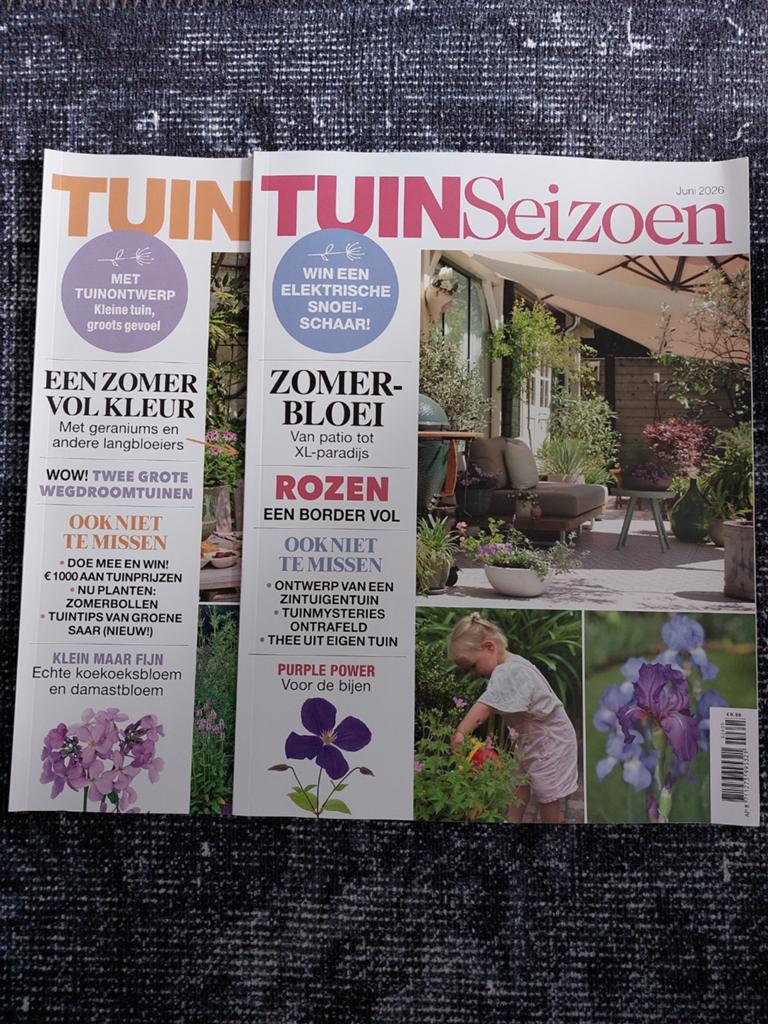 TuinSeizoen Tijdschriften - Mei & Juni 2026, Boeken, Ophalen of Verzenden, Zo goed als nieuw, Overige typen