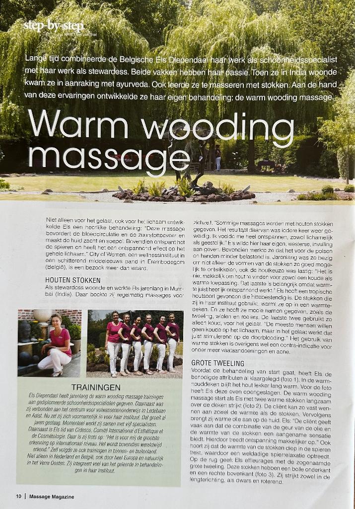 Warm wooding massage stokken, Ophalen of Verzenden, Zo goed als nieuw, Overige typen