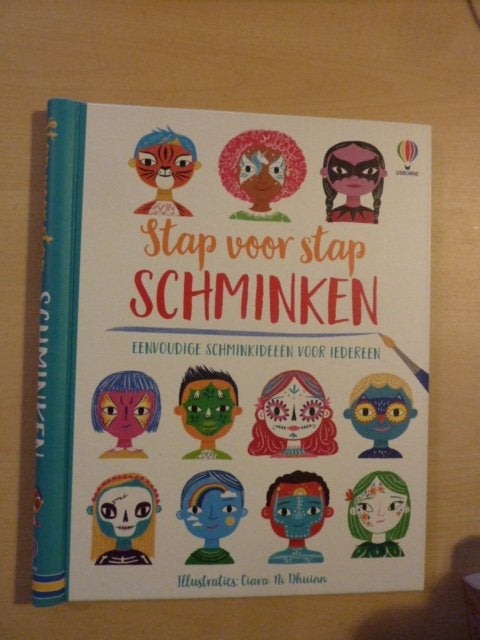 Stap voor stap schminken schminkideeën, Ophalen of Verzenden, Zo goed als nieuw, Overige onderwerpen