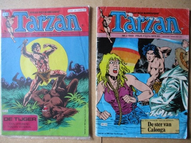 tarzan atlantic 4x, Meerdere stripboeken, Ophalen, Gelezen
