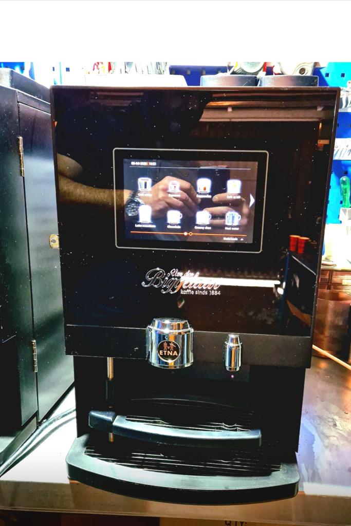 Koffiebonen machine Etna compact touch Zwarte/Witte model, Witgoed en Apparatuur, Koffiezetapparaten, Ophalen of Verzenden, Zo goed als nieuw