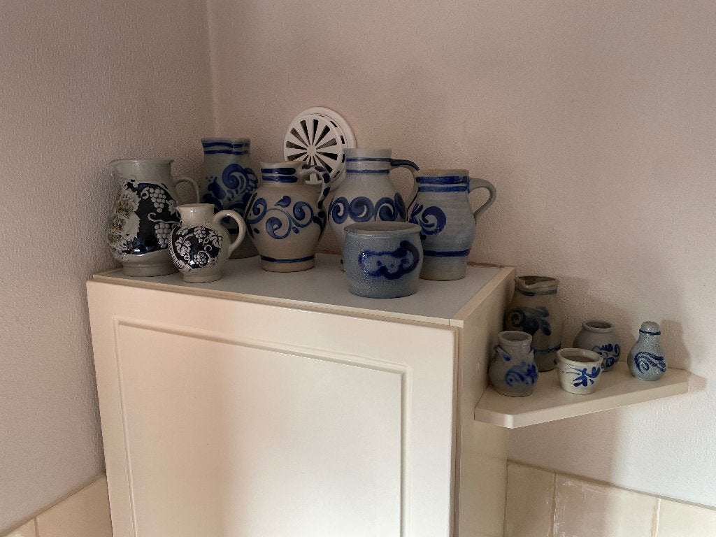Grote partij Keulse potten en kruiken - aardewerk, Ophalen of Verzenden