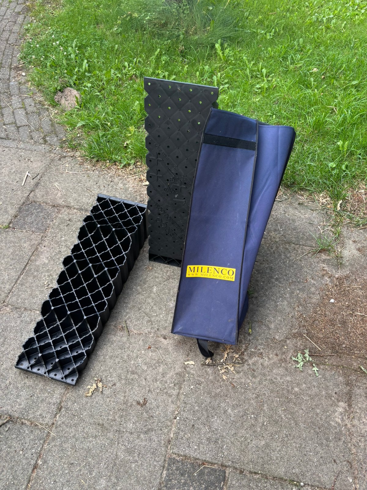 Milenco quattro levelers camper, Caravans en Kamperen, Ophalen, Zo goed als nieuw