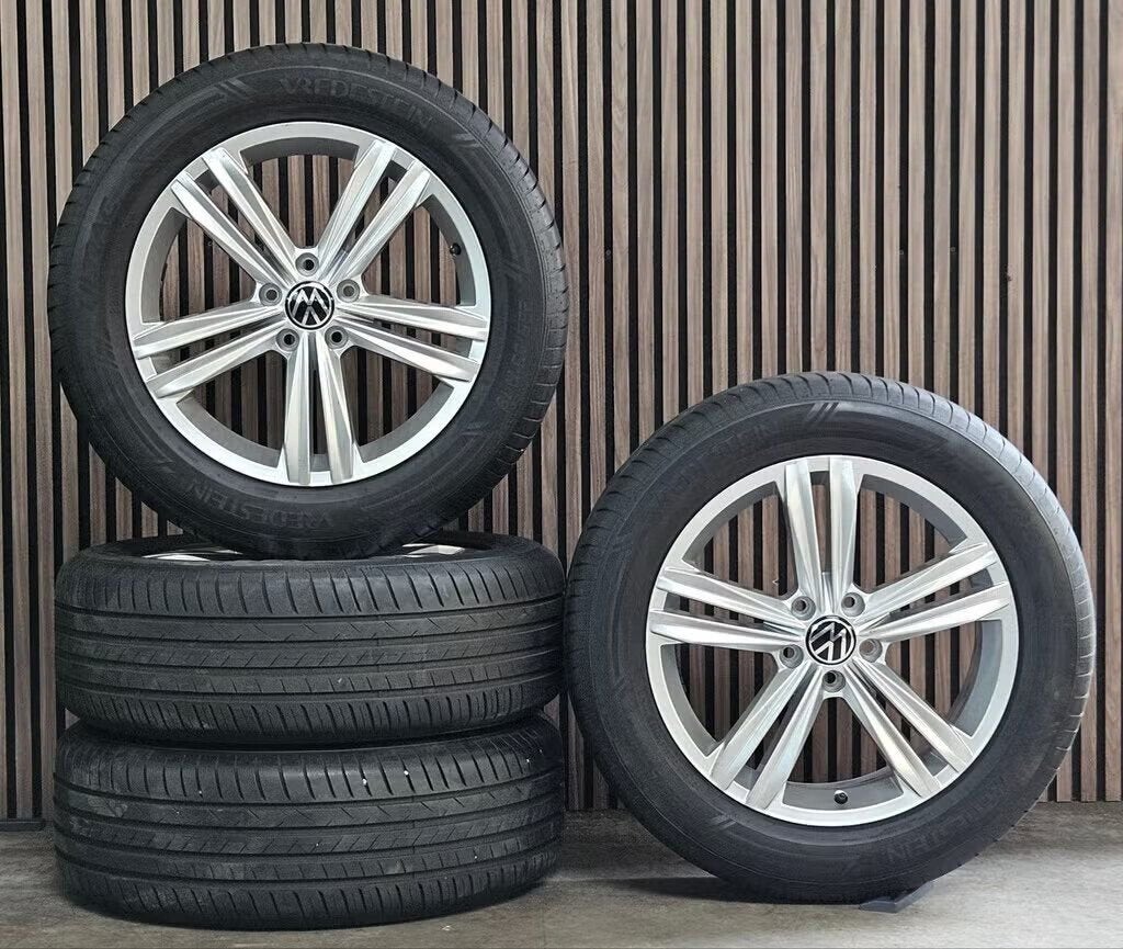 Nette 18" Orig Volkswagen Tiguan Velgen+GOEDE Banden 5x112, 18 inch, Gebruikt, -, -