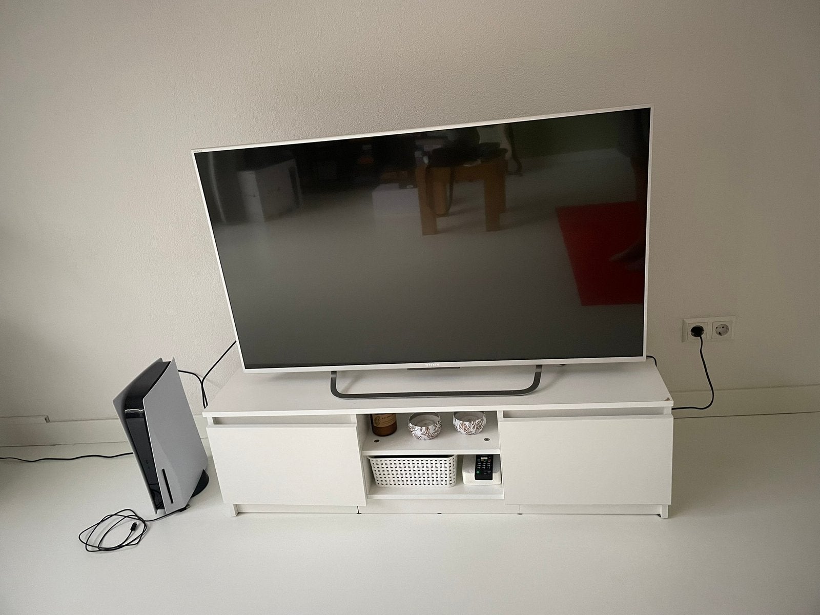 TV kast, Huis en Inrichting, Ophalen, Minder dan 50 cm, Gebruikt, 100 tot 150 cm