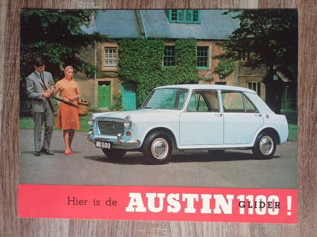 Austin 1100 Glider brochure, Ophalen of Verzenden, Gelezen, Overige merken