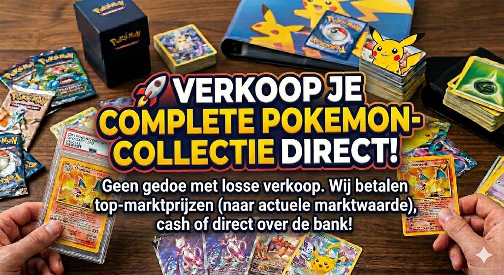 Wij kopen je Pokemon collectie!, Ophalen of Verzenden, Zo goed als nieuw