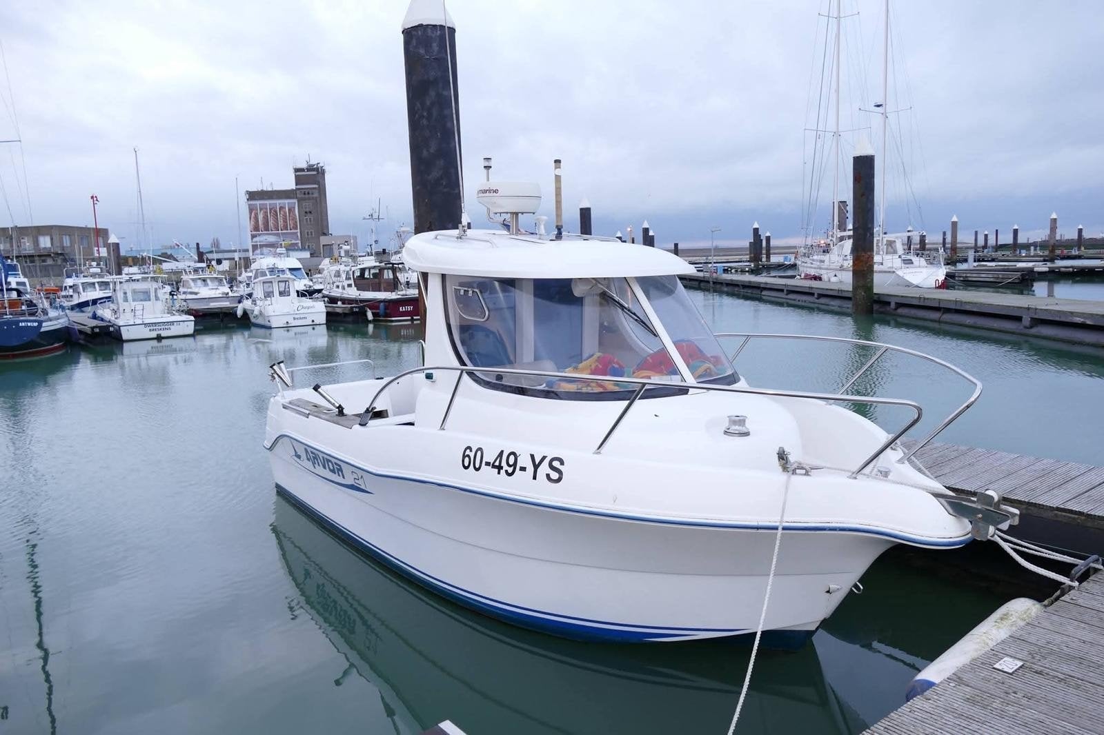Arvor 215 met Nanni diesel vis/toerboot zeewaardig., Watersport en Boten, Ophalen, Overige merken, Gebruikt, Diesel