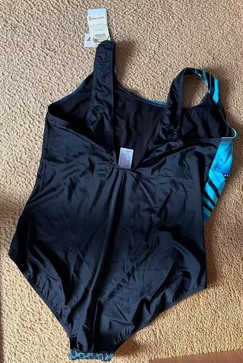 Ulla popken badpak maat 60[v], Kleding | Dames, Grote Maten, Ophalen of Verzenden, Nieuw, Overige kleuren, Lingerie of Zwemkleding