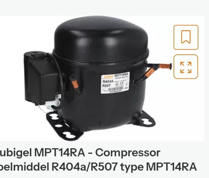 Cubigel koel compressor nieuw., Witgoed en Apparatuur, Koelkasten en IJskasten, Zonder vriesvak, Nieuw, Minder dan 75 liter, 160 cm of meer