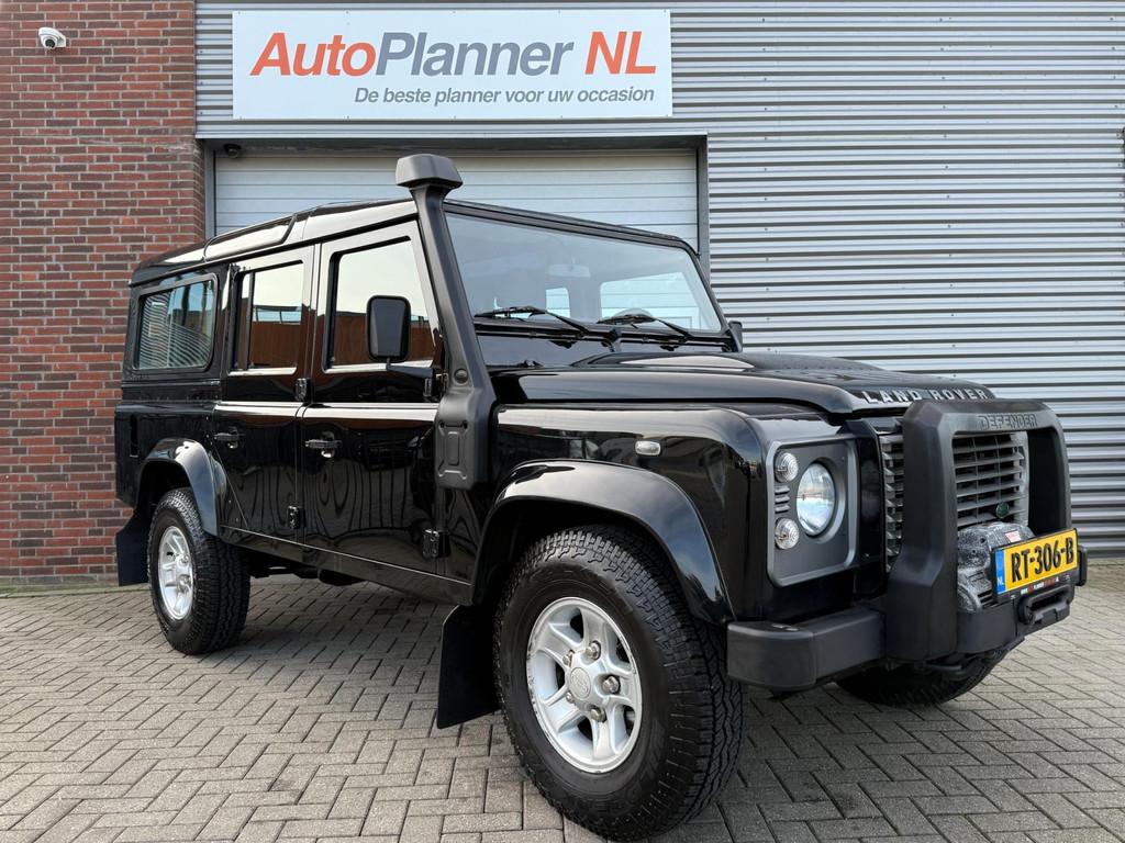 Land Rover Defender 2.4 TD 110 SW E! Airco! Schuifdak!, Auto's, 1940 kg, Gebruikt, Zwart, 4 cilinders