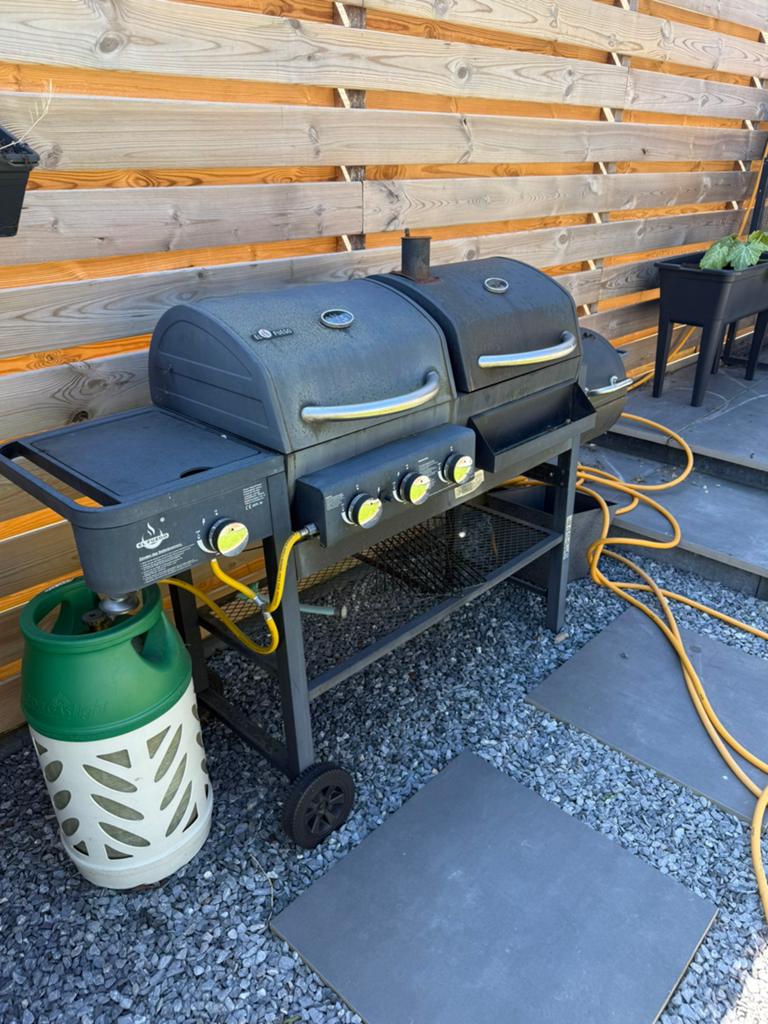 El fuego barbeque, Tuin en Terras, Gasbarbecues, Ophalen, Gebruikt