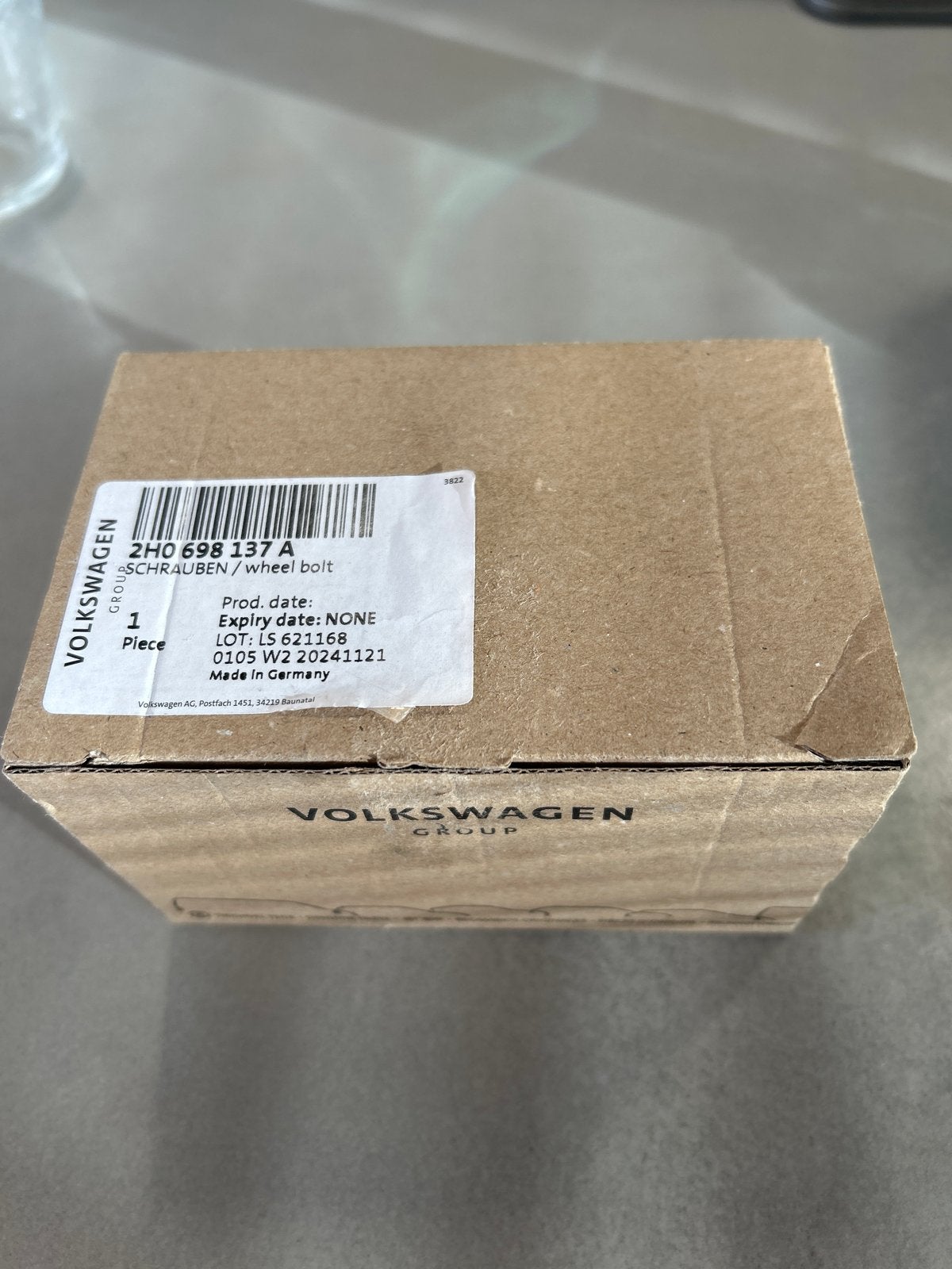 Originele Volkswagen slotbouten VW T5 T6 T6.1, Ophalen of Verzenden, Nieuw, Volkswagen