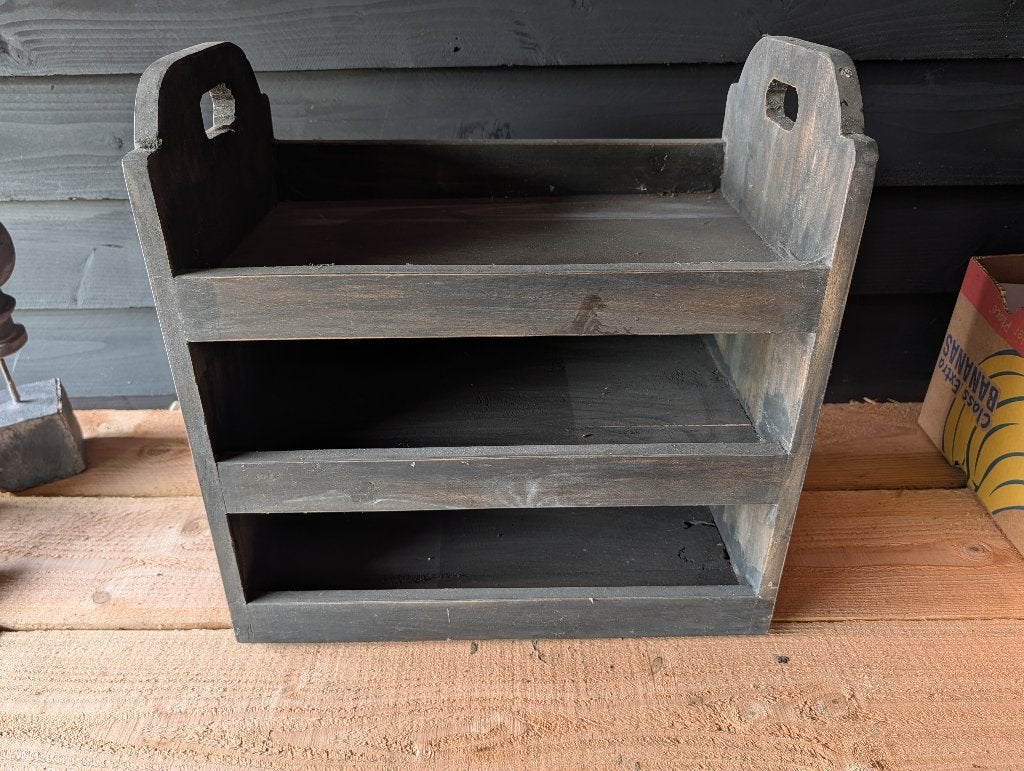 Houten gruttersbak met greep, Huis en Inrichting, Ophalen, Hout, Meerkleurig, Landelijk