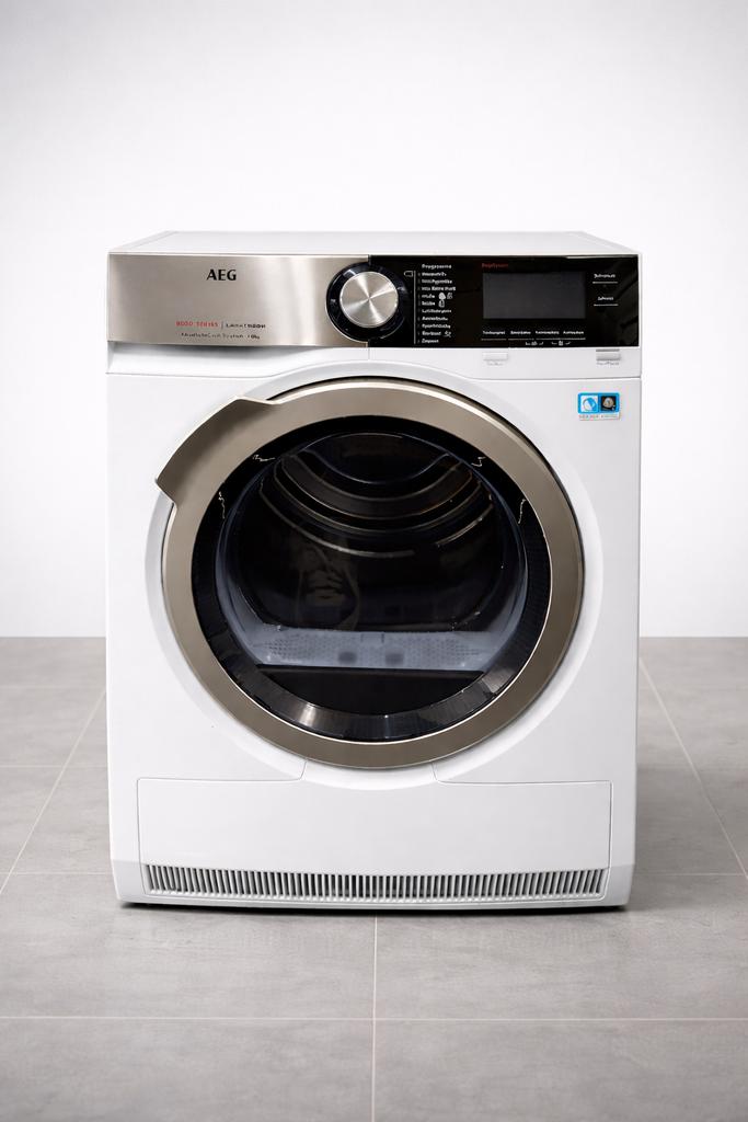 AEG 8000 serie 8kg A+++ warmtepompdroger met 6mnd garantie, Witgoed en Apparatuur, Ophalen, 6 tot 8 kg, Zo goed als nieuw, 85 tot 90 cm