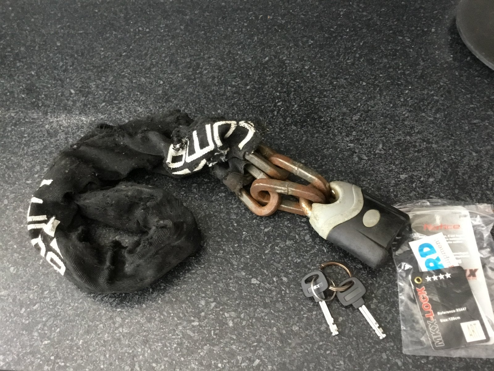 MKX slot 4 sterren 120 cm, Motoren, Accessoires | Sloten, Ophalen of Verzenden, Gebruikt