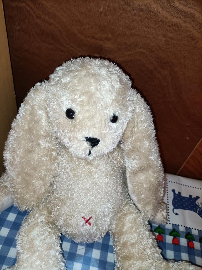 Lieve zachte Hema konijn knuffel 36 cm groot, Ophalen of Verzenden, Zo goed als nieuw, Konijn