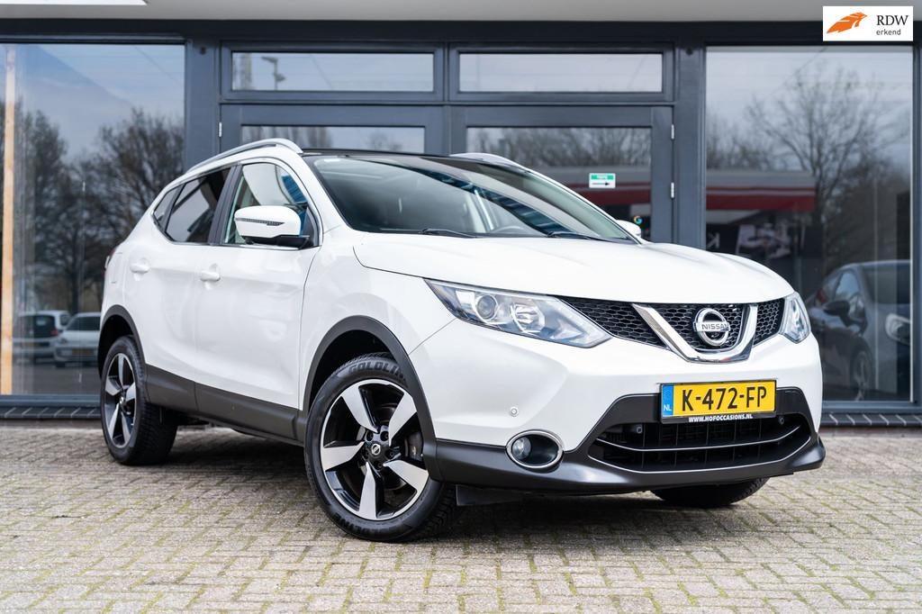 Nissan Qashqai 1.6 Tekna Trekhaak Stoelvw 360 Panoramadak, Auto's, Voorwielaandrijving, 1618 cc, Euro 6, 4 cilinders