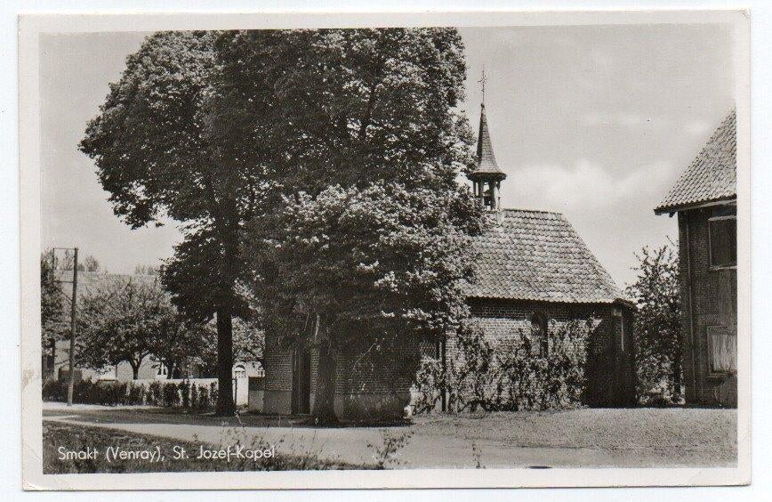 Smakt (Venray) St. Jozef Kapel 1959, Ophalen, 1940 tot 1960, Ongelopen, Limburg