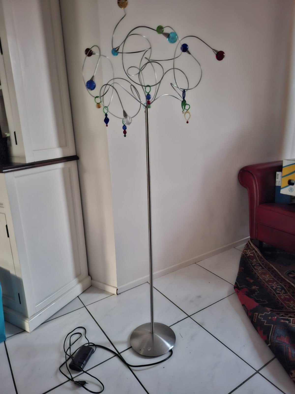 Harco Loor Strawberry design vloerlamp met kleurrijke glazen, Ophalen, Gebruikt, Modern, Speels, Overige fittingen