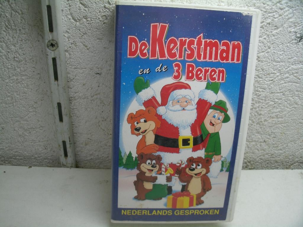 vhs 160a de kerstman en de drie beren, Cd's en Dvd's, VHS | Kinderen en Jeugd, Alle leeftijden, Ophalen of Verzenden, Zo goed als nieuw