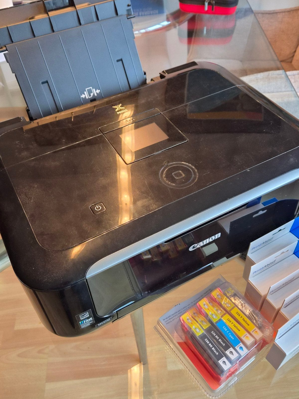 Canon Pixma MG6250 All-in-One Printer met extra inkt, Computers en Software, Ophalen, Gebruikt, Canon, Inkjetprinter