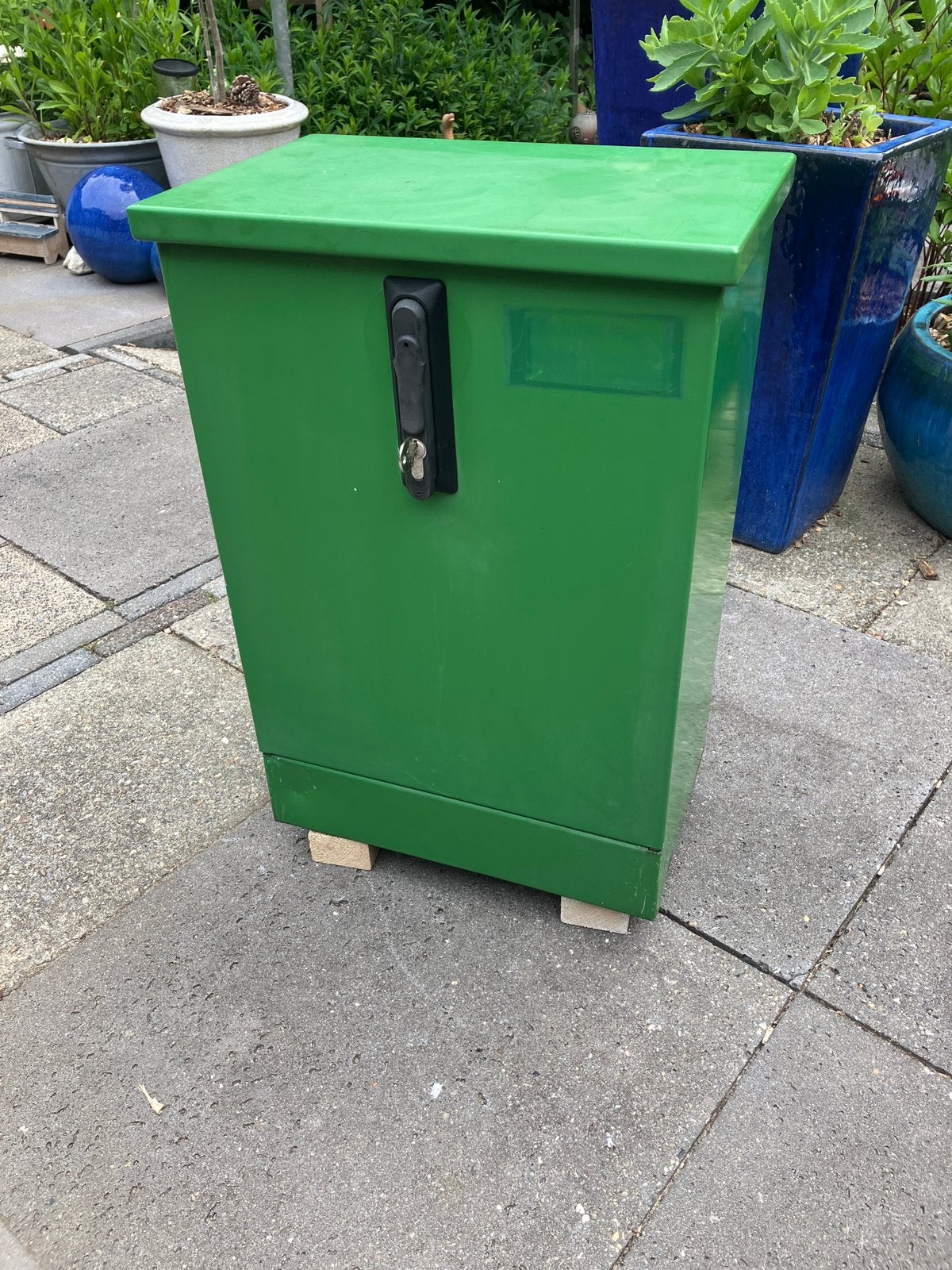 Rvs installatie buitenkastje. Zie foto’s en omschrijving., Ophalen of Verzenden, Gebruikt, Metaal, Overige typen