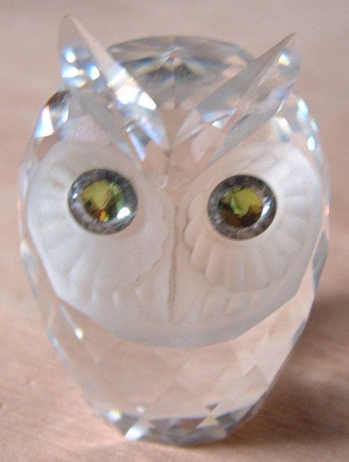 Uil Swarovski 5 cm Hoog, Ophalen of Verzenden, Nieuw, Figuurtje