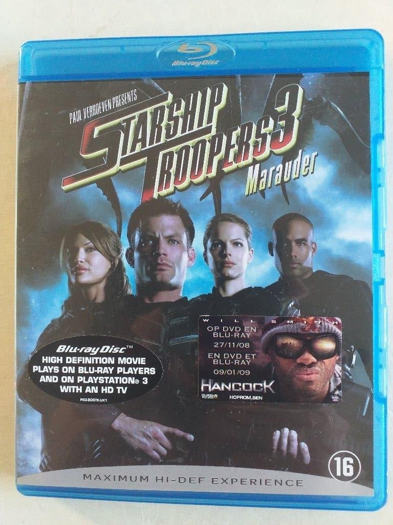 Starship Troopers 3 Marauder Bluray, Engels, Vanaf 16 jaar, Nederlands, Film