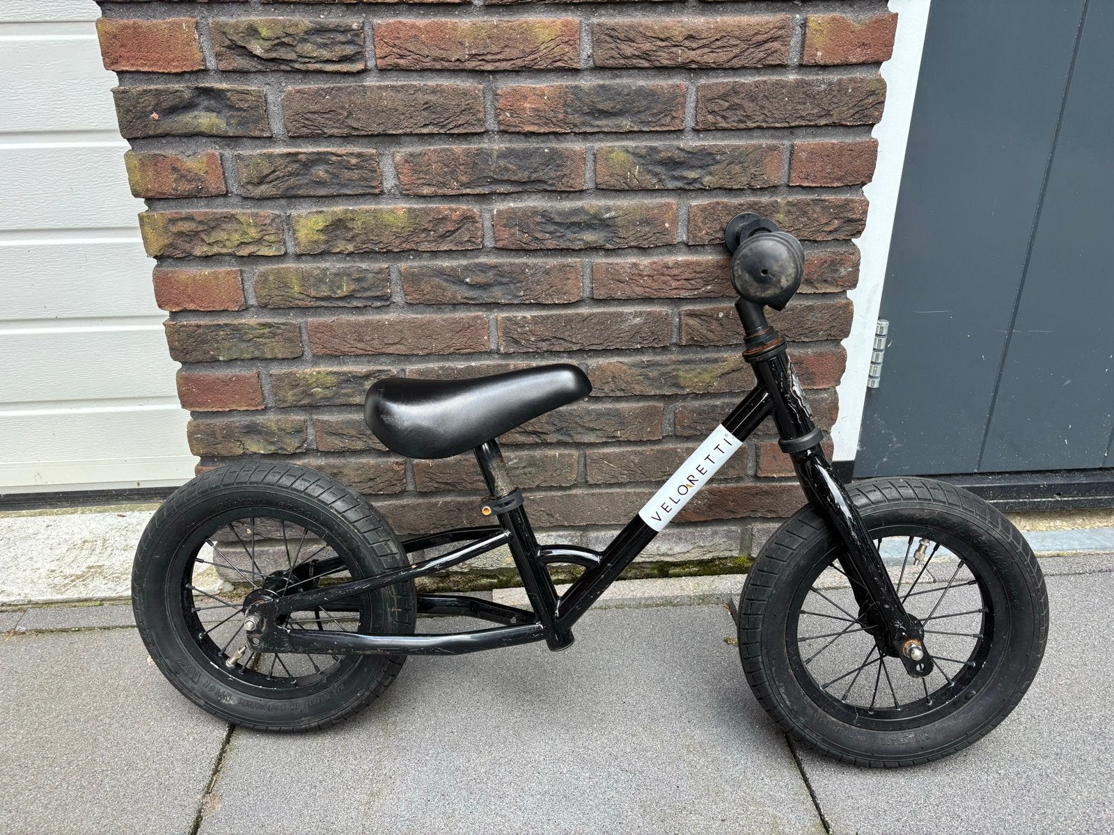 Veloretti loopfiets zwart - Zo goed als nieuw, Fietsen en Brommers, Ophalen, Zo goed als nieuw, 16 tot 20 inch