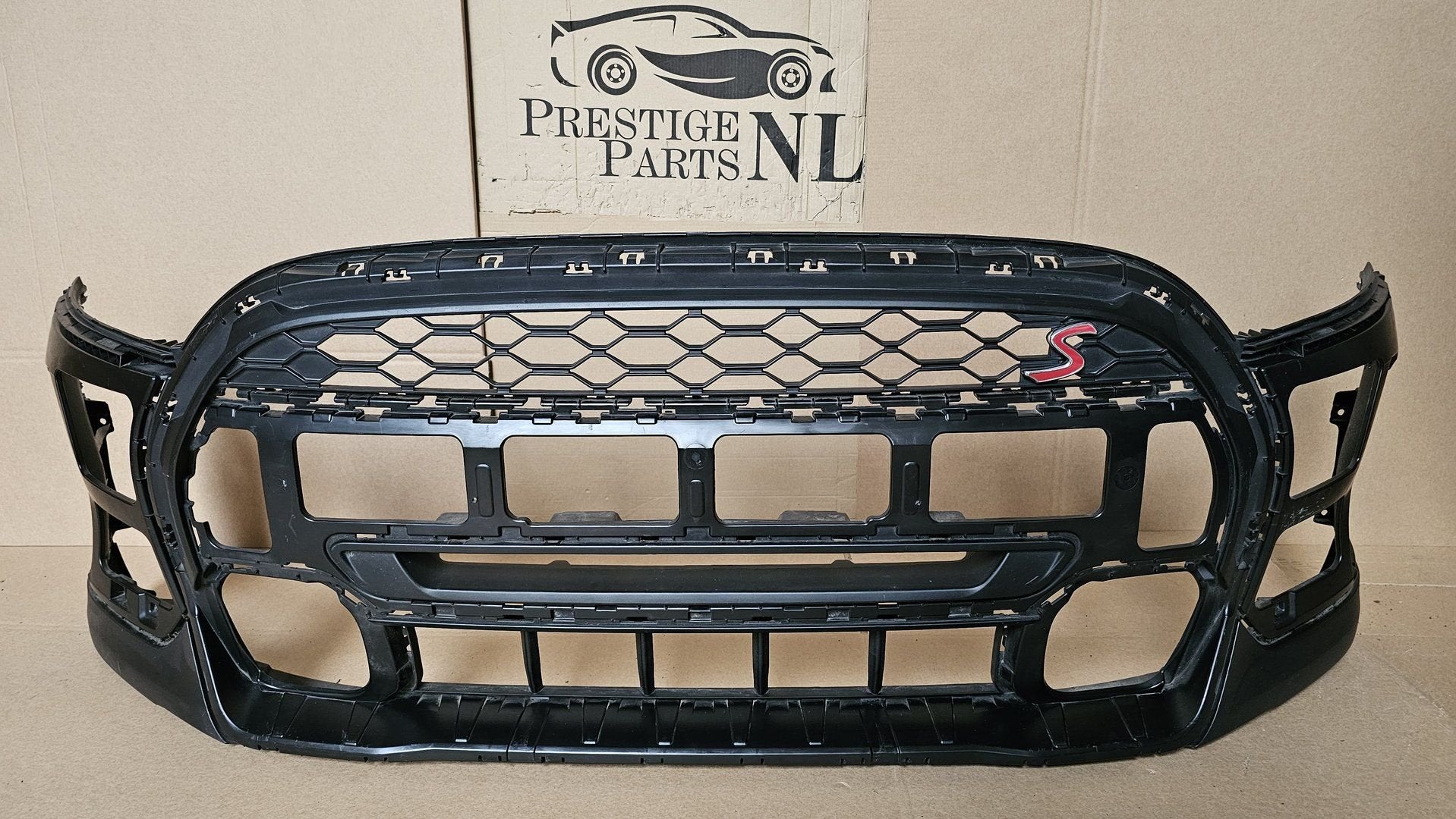 Voorbumper MINI F55 F56 F57 LCI COOPER S ORIGINEEL 9450563, Gebruikt, -, Voor, Ophalen of Verzenden