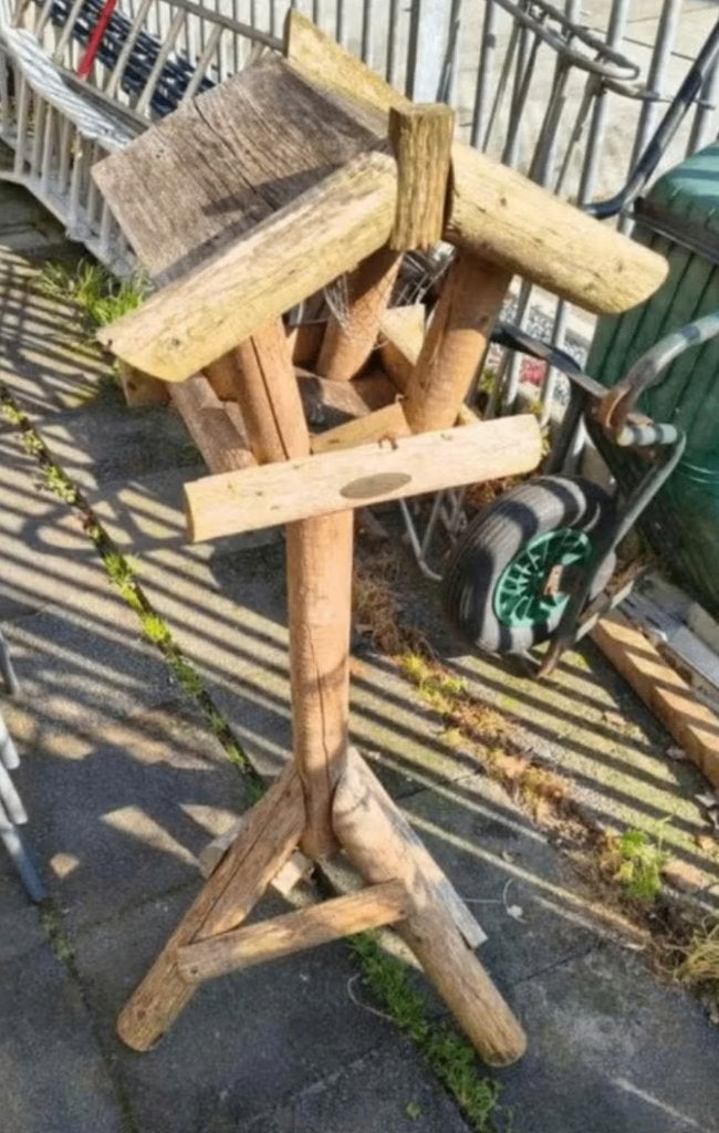 vogelhuisje van hout, Ophalen, Gebruikt, ., .